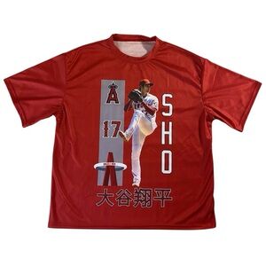 NEW Shohei Ohtani Red #17 LA Angels “SHO” T-Shirt 2023 MLB Men’s Size XL. Sealed